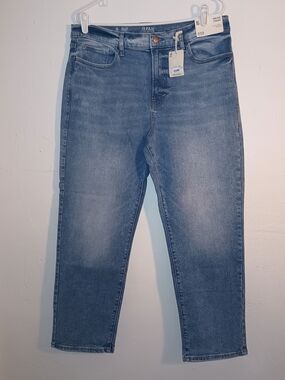 A.N.A High Rise Straight Leg Jeans